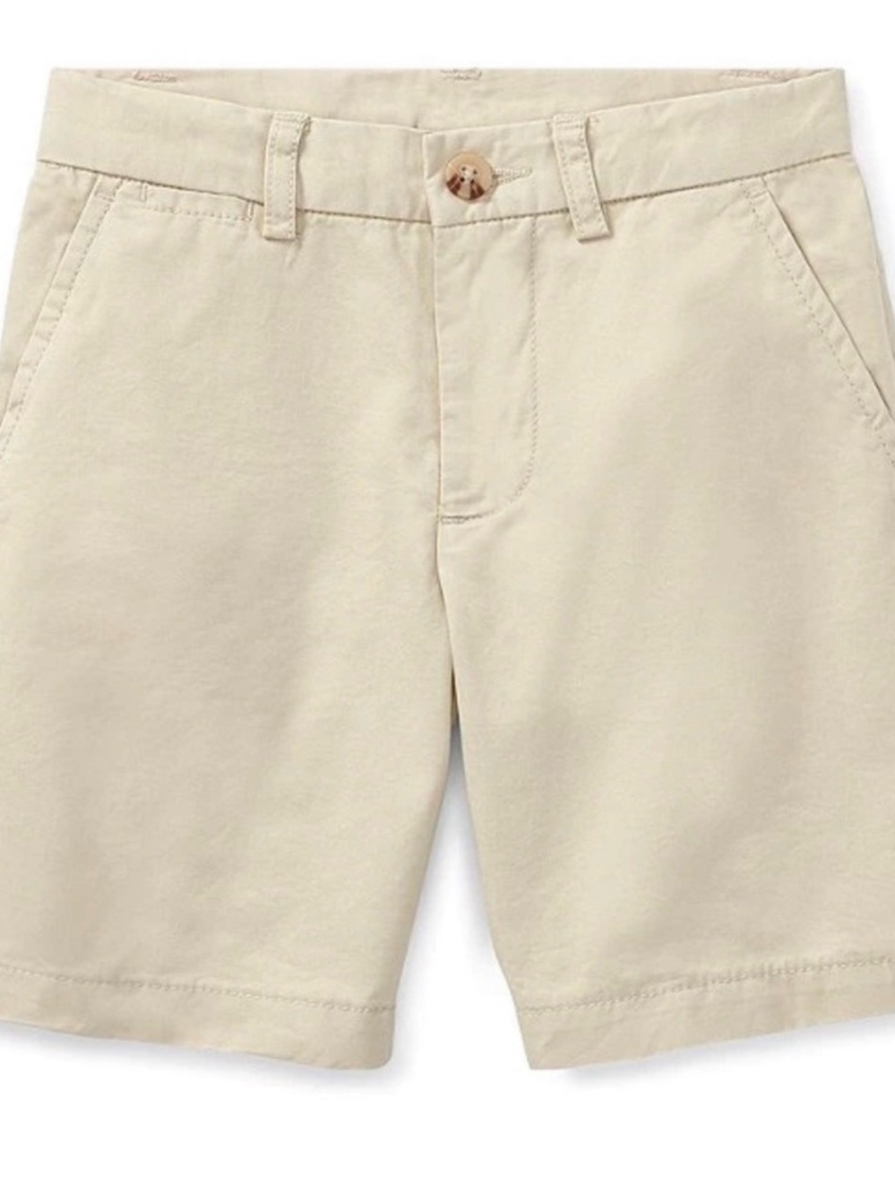 Polo by Ralph Lauren Boys Classic Flat-Front Khaki Shorts